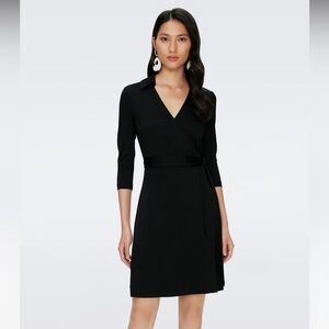 Diane Von Furstenberg Jeanne Wrap
Dress in Black NWOT